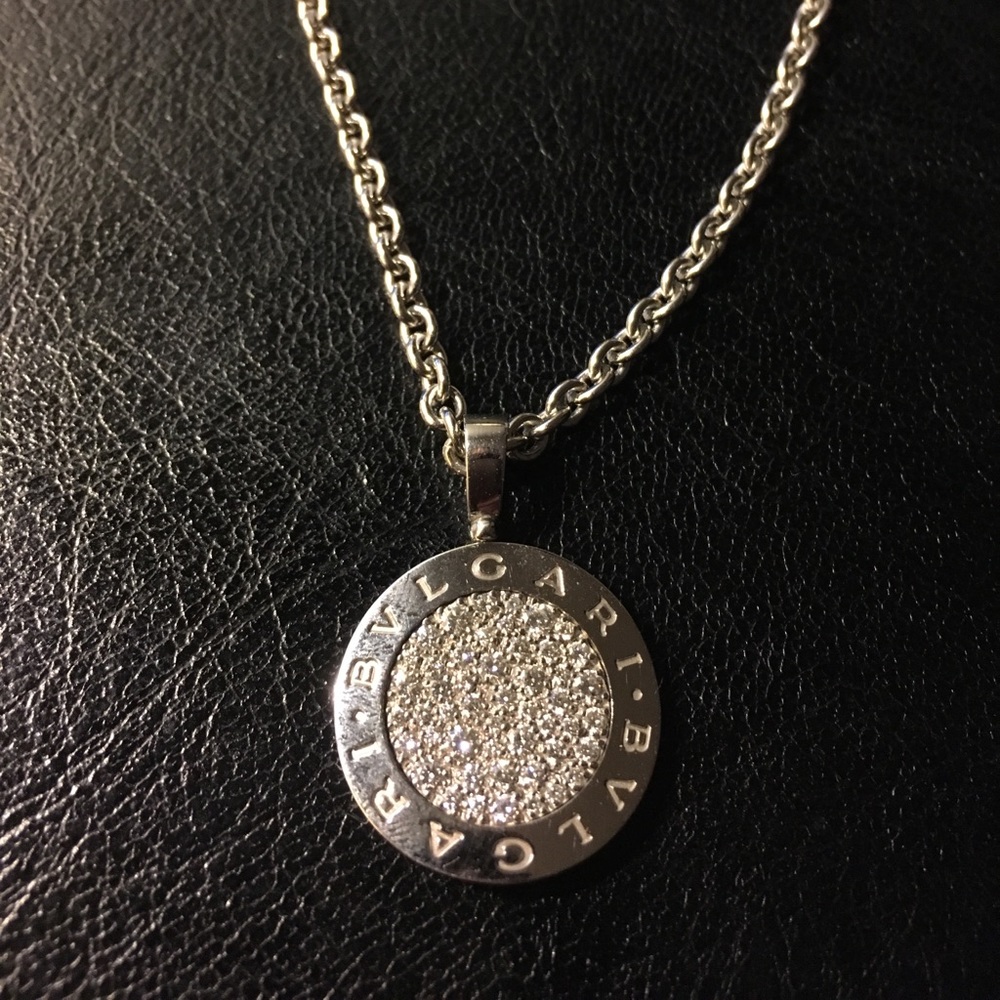 Bvlgari 18k Diamond Pendant